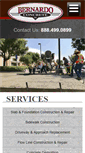 Mobile Screenshot of bernardoconcrete.com